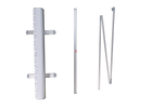 Square Aluminium Pull Up Banner 850 x 2000mm (Silver) (Box of 6)